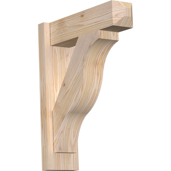 Ekena Millwork Funston Smooth Craftsman Outlooker, Douglas Fir, 5 1/2"W x 18"D x 22"H OUT06X18X22FST04SDF - main